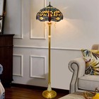 Dragonfly Style Stained Glass Lamp Shade Replacement Only 16x8 Inch Tiffany Lamp