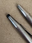Vintage Sterling Silver Cross  Ballpoint Pen And Pencil Set