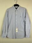 New Polo Ralph Lauren Classic Fit Oxford Shirt Xxl Long Sleeve Flesh Pony Blue