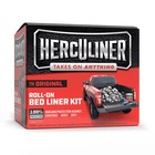 Herculiner 1 Gal  Solid Flat matte Black Truck Bed Liner Coating Paint Kit
