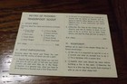 Boy Scout Tenderfoot Score Card 200000153 1953 Unused