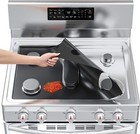 2pcs Gas Range Stove Top Burner Cover Protector Reusable Non-stick Liner Kitchen