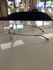 Gucci Gg1710o 003 Designer Glasses Frame Men Grey Silver Round Italy 48mm