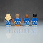 Fantastic Four Minifigures  set Of 4  Blue white  Custom Printed  Lego Marvel