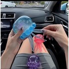Atomic Stress Relief Ball Squishy Fidget Toy Blue With Box