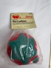 Vtg 80 s Nip Tomato Pincushion seam Ripper measuring Tape Combo Pack 
