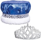 Stunning Tiara And Crown Set     Perfect For Prom   Homecoming Kings   Queens