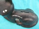 Eveready Battery Black Cat Promotional Plastic Bank 1981 Union Carbide