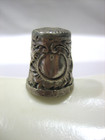 Antique 800 Silver   262 F1 Ornate Thimble