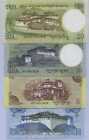 Bhutan Set 4 Au 1 5 10 20 Ngultrum Mixed Year P 27 28 29 30 Aunc