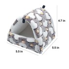 2 Pieces Small Pet Cage Hammock Guinea Pig Bed Hideout  Warm Rat Hammock Bed    