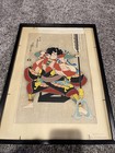 Sadanobu Haseagwa  yoanone  arrow Head   Woodblock Print Signed Framed