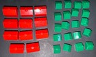 Vintage Retired Monopoly Pewter Metal Plastics  Game Pieces  Lot Of 49