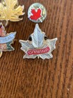 Vtg Canadian Collectible Lapel Hat Pins Lot Of 6 Canada Flag Maple Leaf Montreal