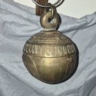 Antique 19thc Burmese Bronze Elephant Bell Chu - Signed Cartouche 1 5 Lbs