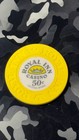  0 50 Cent Royal Inn Casino Chip Las Vegas Nv