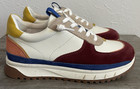 Euc Women s Size 7 5 Madewell Kickoff Sneakers Trainers Leather Suede Mulitcolor