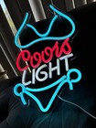 Coors Light Bikini Swimsuit Beer Led Neon Sign Lamp Gift Wall Decor Man Cave