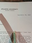 Hbcu College  Rare 1947  Atlanta University Letter   Signature