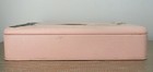 Vintage Coiffeur Pink Metal Tissue Holder Black Poodle Painted Rhinestone