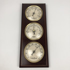 Analog Weather Station 12  Wall Hanging Thermometer Barometer Hygrometer
