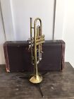 Vintage 1955 C g  Conn Victor Trumpet W  Original Case   Bach Mouthpiece Nice   