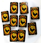 Tobacco Tag Trade Mark By Taylor Always Good Chicken Tin Lithograph -both Tabs