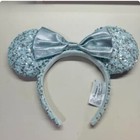 Disney Parks Blue Exclusive Frozen Arendelle Aqua Minnie Ears Headband 2020 Nwt