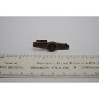 Vintage Kiwanis International Tie Clip Blue Enamel Silver Tone Fraternal Jewelry