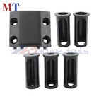 Bot20 Cnc Lathe Tool Block 1-1 2  Id With 5 Reduction Sleeves Turret Holder