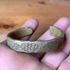 Extremely Rare Ancient Viking Bronze Bracelet Norse Authentic Artifact