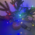 Primitive Farmhouse Wired Twiggy Rustic Charlie Brown Tree Faux Pine Burlap Xmas