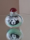 Vintage Chinese Reverse Hand Painted Snuff tabacco Bottle Pandas New