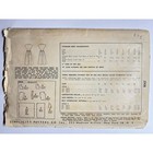 Simplicity Vintage 40s Sewing Pattern 2908 One Piece Fitted Bodice Dress Size 12