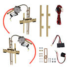 2 Door Flat Glass Power Window Kit With Switches Wiring Universal