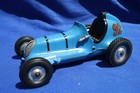 Vintage Thimble Drome Champion Tether Car In Blue No Engine