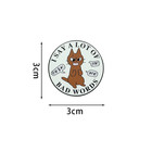 I Say A Lot Of Bad Words Soft Enamel Brooch Collection Cat Lovers Lapel Pin