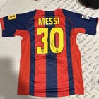 Lionel Messi Official Back Signedfc Barcelona 2004-05 Home Shirt   Icons Coa 6