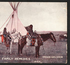 Kickapoo Indian Medicine Co Family Remedy Village Children Sagwa Trade Card J us