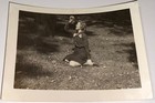 Rare Antique Vintage American Young Woman Sultry Eating Grapes Snapshot Photo Us