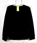 Michael Kors Women s Sweatshirt L Mk Sparkling Logo Black Blouse Top Nwt
