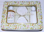 Crabtree   Evelyn Summer Hill Bath Body New Tin Gift Set Shower Gel Lotion Soap