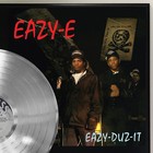 Eazy E - Eazy Duz It  Silver Lp Record Plaque Display