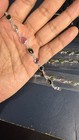6 To 9 Inches  925 Sterling Silver Watermelon Tourmaline Bracelet