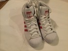 Adidas Kids Pro Model J Nwt White   Red Leather Size 4 Youth