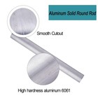 1  Aluminum 6061 Round Rod 12  Long  1  Diameter Solid T6511 New Lathe Bar Stock