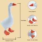 Desktop Goose Statue 7 Inch Cute Resin Figurine For Office Desk Decor  Funny    