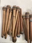 Wood Spools Bobbins Wooden Industrial 3 -8 75  Vintage Quills Mix Lot-30 
