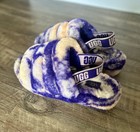 Ugg Australia Fluff Yeah Women   s Slide Slipper sandal W ankle Strap Sz 8