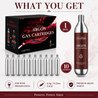 6 5g Argon Gas Capsules 20pcs Greatwhip For Coravin Wine Preservation System